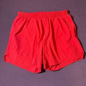 Lululemon Men's Lined Athletic Short 6" in Red - Size Medium